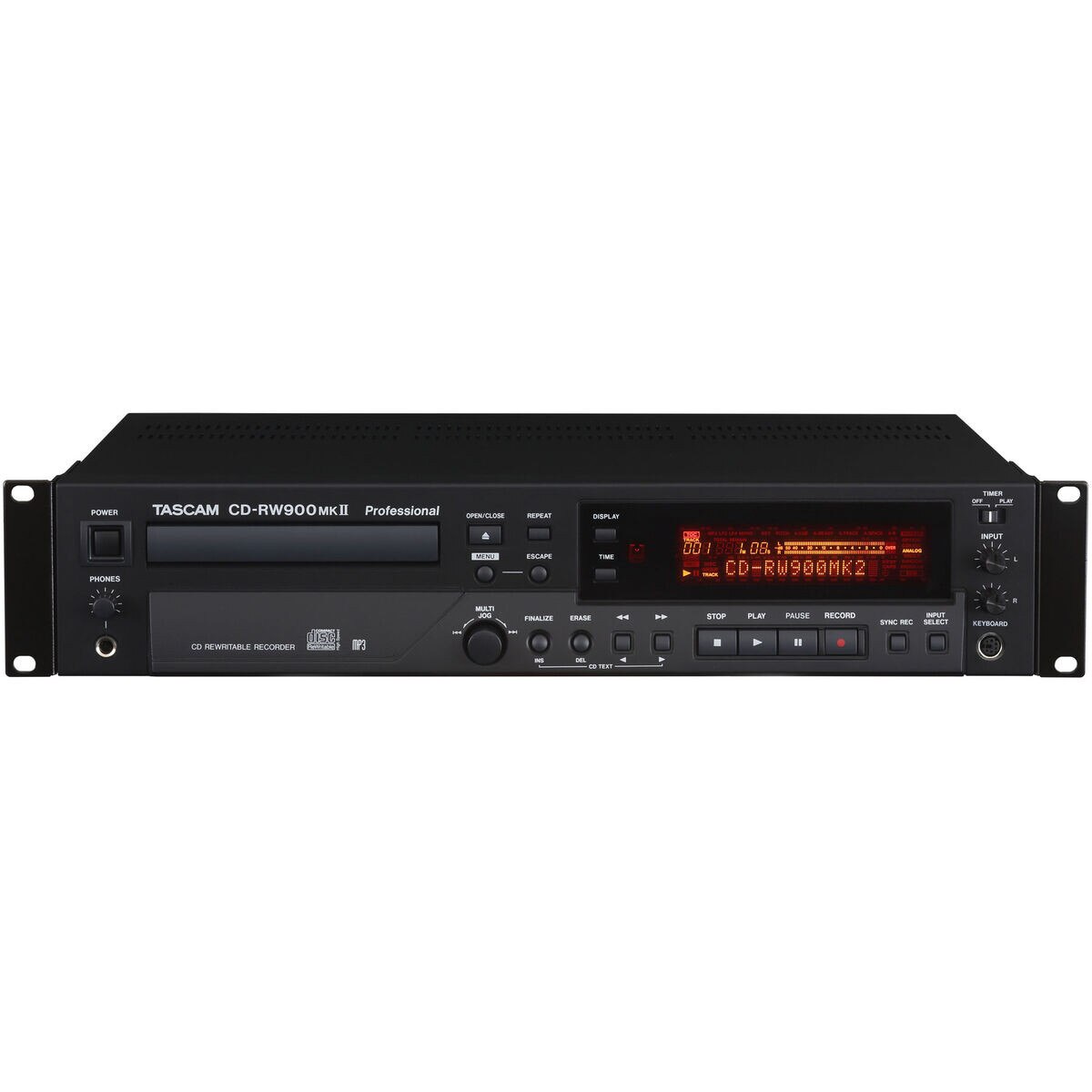 TASCAM CDRW900mkII Professional Rack Mount CD Recorder